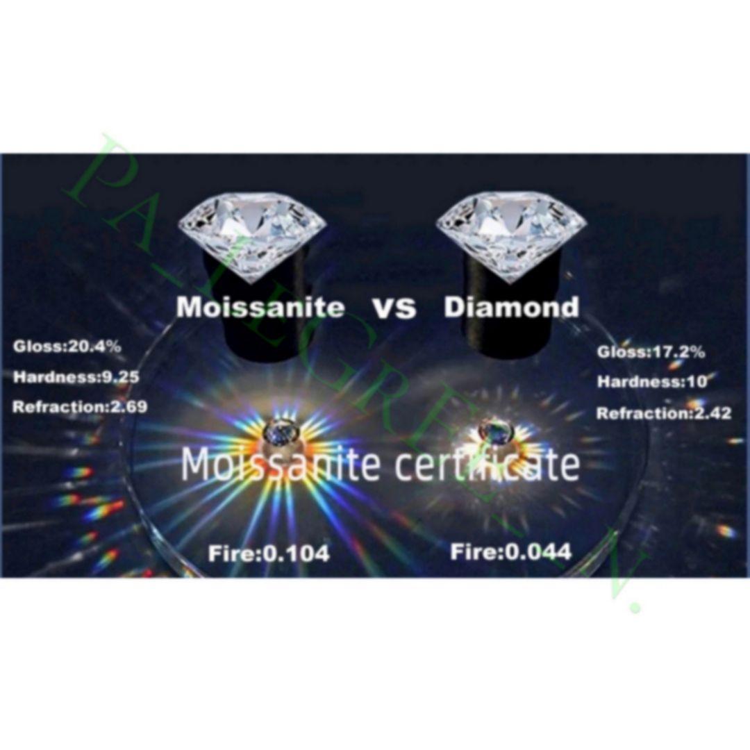 pp1a指輪レディース結婚指輪　婚約指輪　モアサナイト 　18k　S925