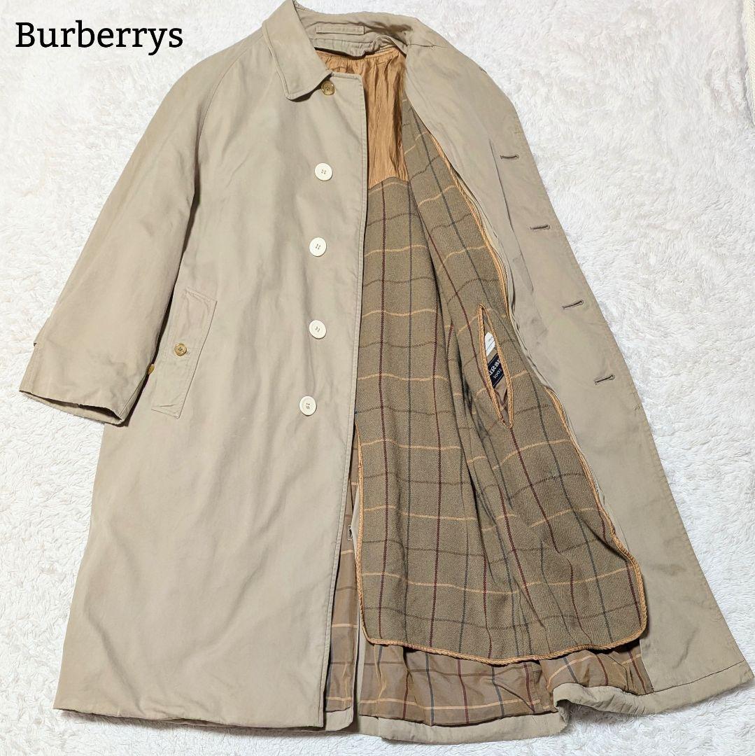 バーバリー ステンカラーコート イングランド製 2way ライナー L ベージュ