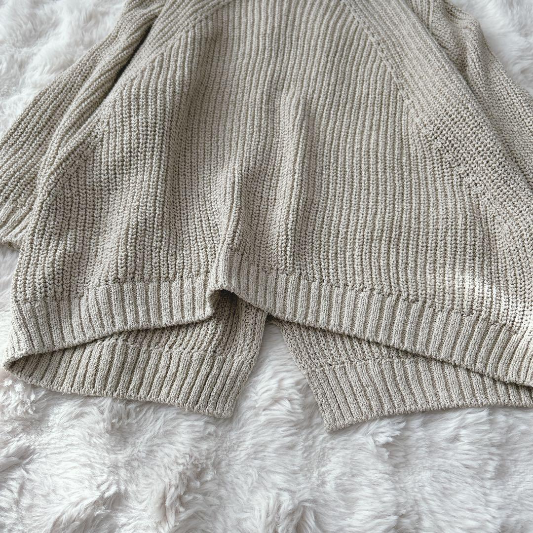 ドゥーズィエムクラス★Lily Linen アゼプルオーバー　シルク　麻　ニット