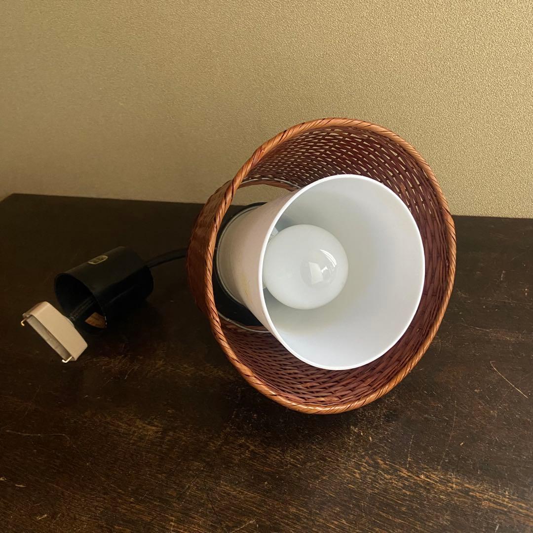 昭和レトロ　和モダン　ペンダントライト　竹シェード