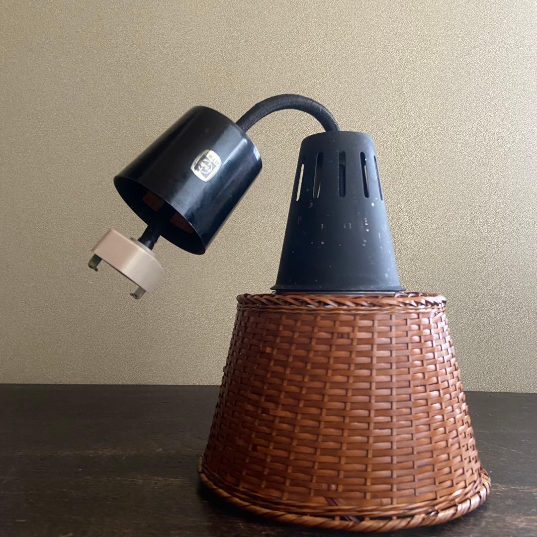 昭和レトロ　和モダン　ペンダントライト　竹シェード