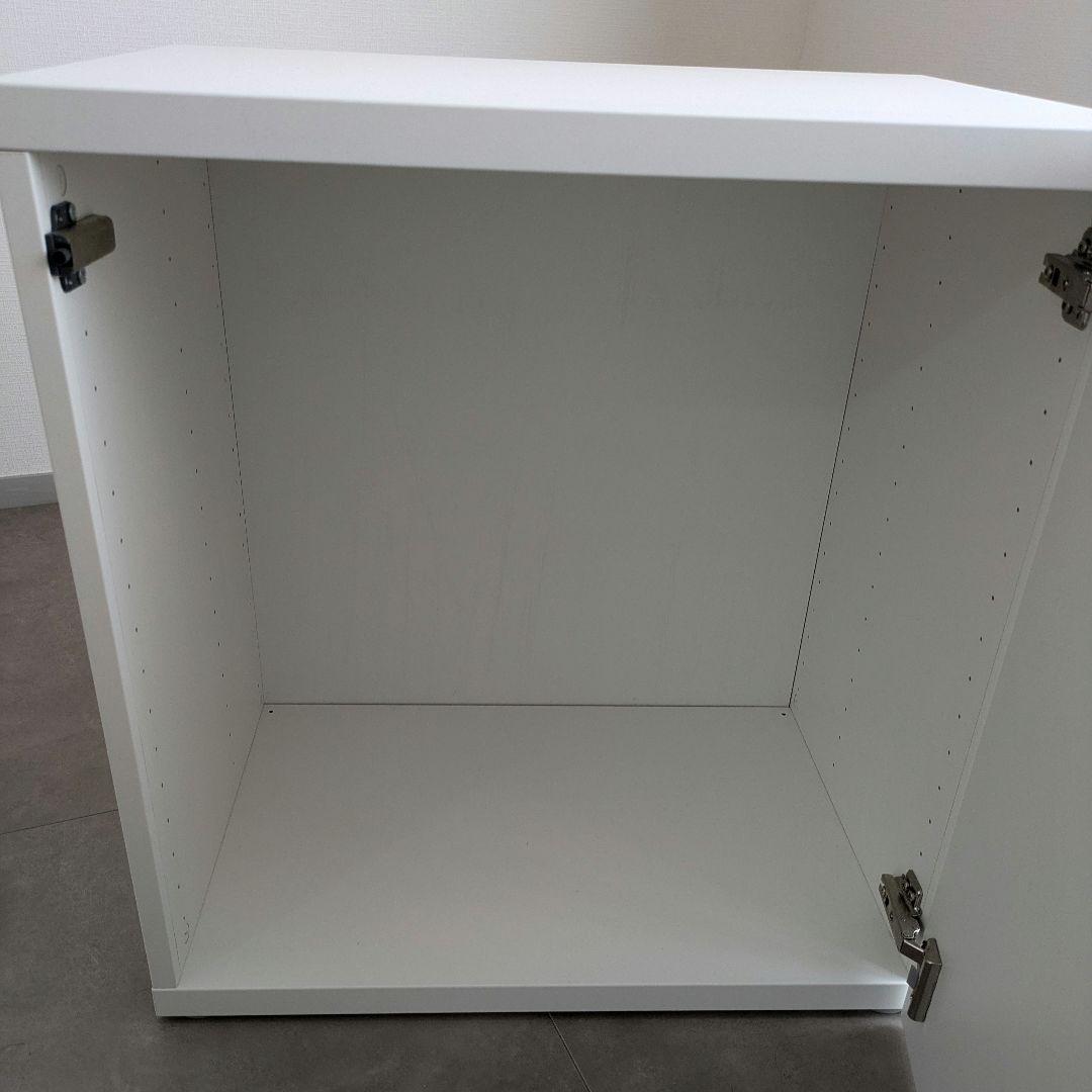 【ねこ】IKEA　ベストー　ホワイトシェルフ