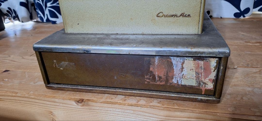 ビンテージ　レジスター　日本製 グレー　キング工業　インダストリアル