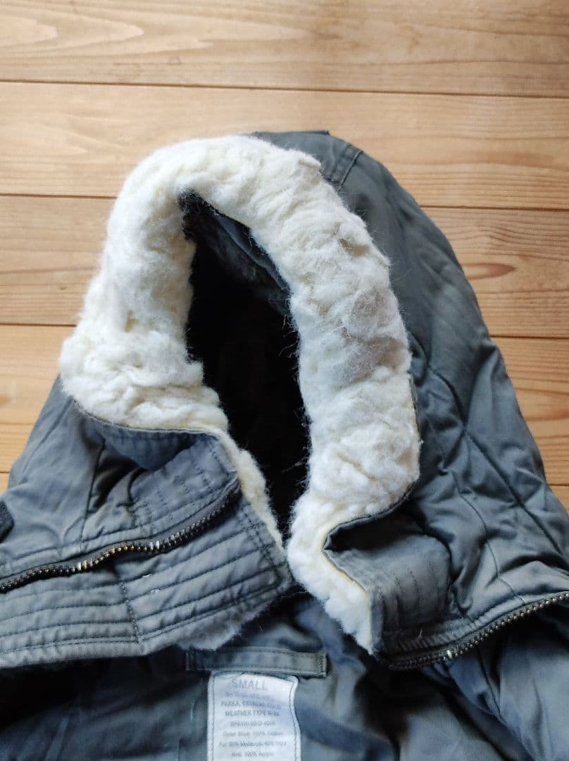 米軍放出 実物 N-3B S パーカー ミリタリージャケット N3B フライト