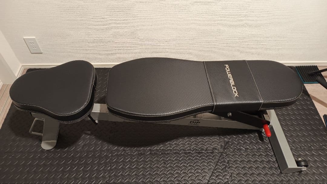 パワーブロック インクラインベンチ 懸垂、ディップスアタッチメント付