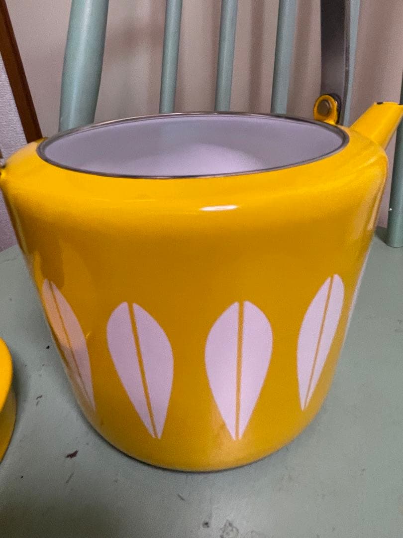 やかん　ケトル　キャサリンホルム　ヴィンテージ　イエロー　黄色　状態良好