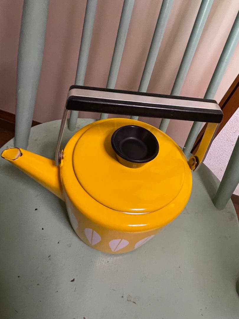 やかん　ケトル　キャサリンホルム　ヴィンテージ　イエロー　黄色　状態良好