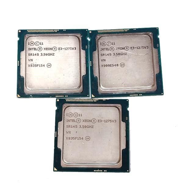 KN65-23【ジャンク】Intel CORE E3-1275V3 24枚セット