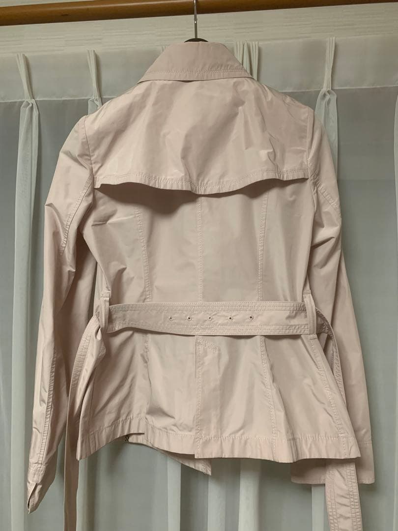 ジャケット　36号　バーバリーブルーレーベル　ベージュ　コンパクト　ポーチ