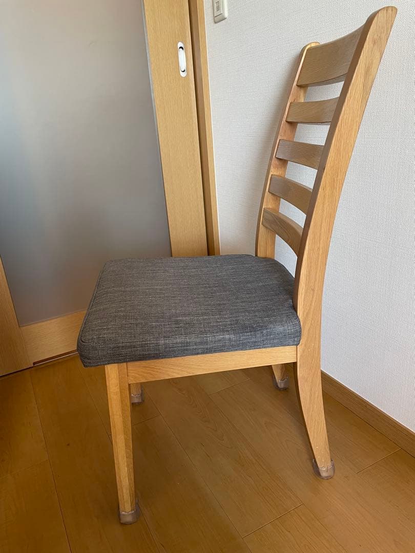 ニトリ ダイニングチェア グレー② 送料込み