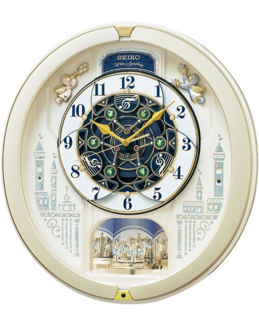 SEIKO オーバル型掛け時計（カラクリ時計）