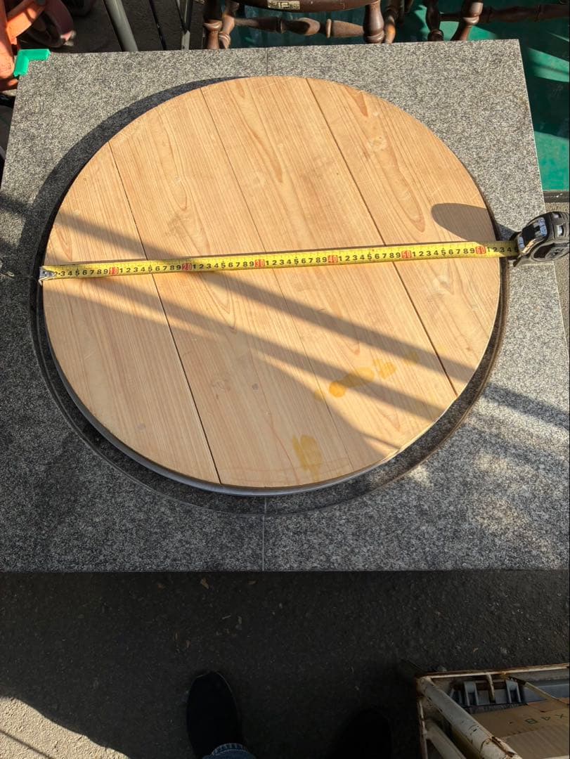 【超希少】特注ワンオフ 白御影石×オールステンレス 業務用大型釜セット