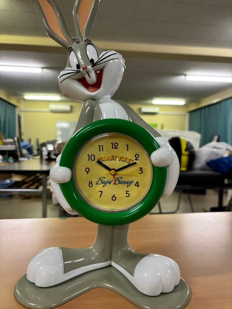 バックスバニー 置時計 スピーカー付き