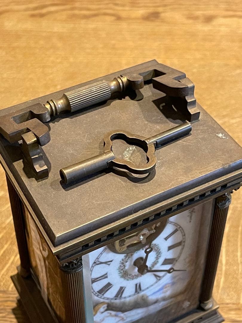 【最終値下げ】動作品 トゥールビヨン キャリッジクロック 置時計