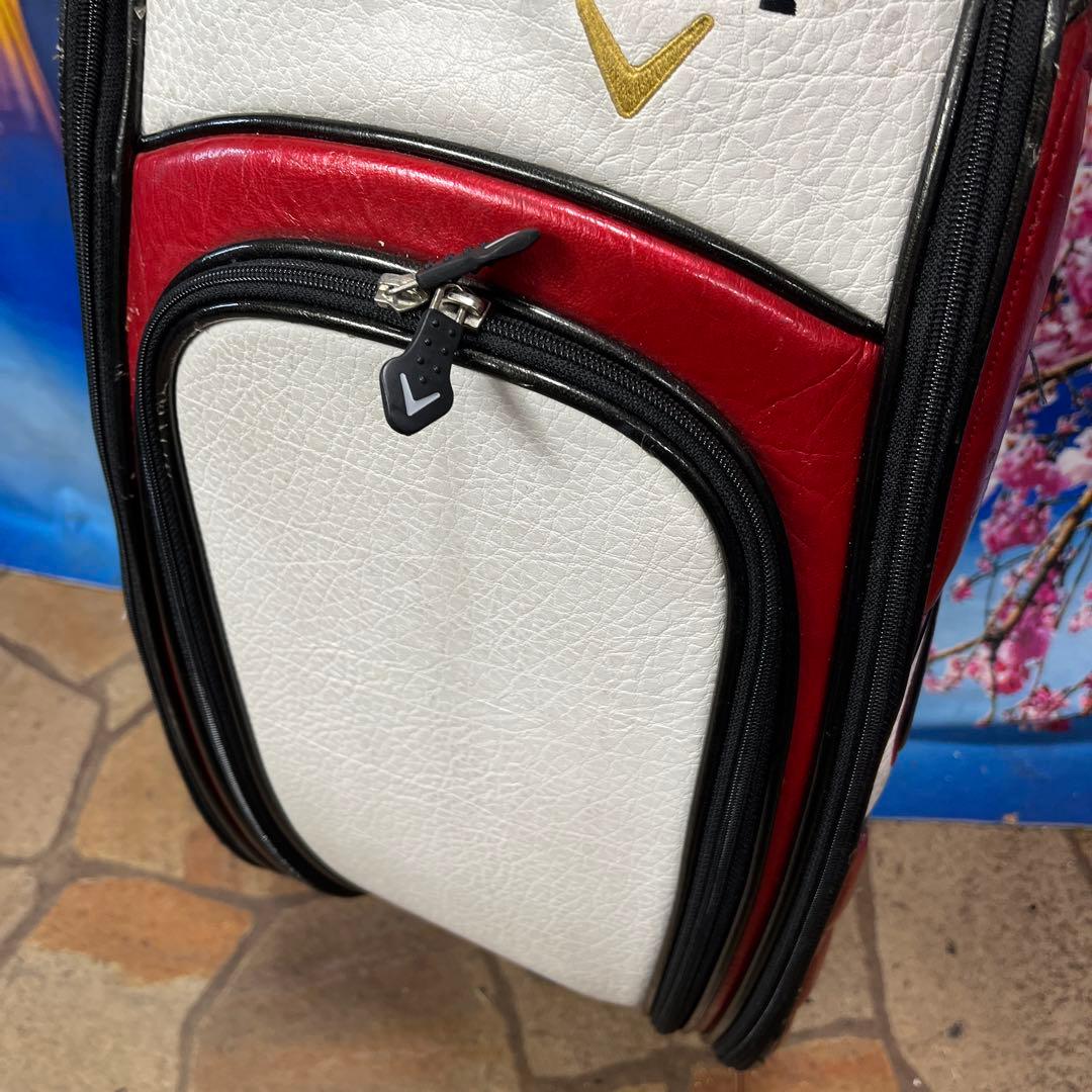 寶BT-1055 Callaway 3点式 キャディバッグ 赤黒