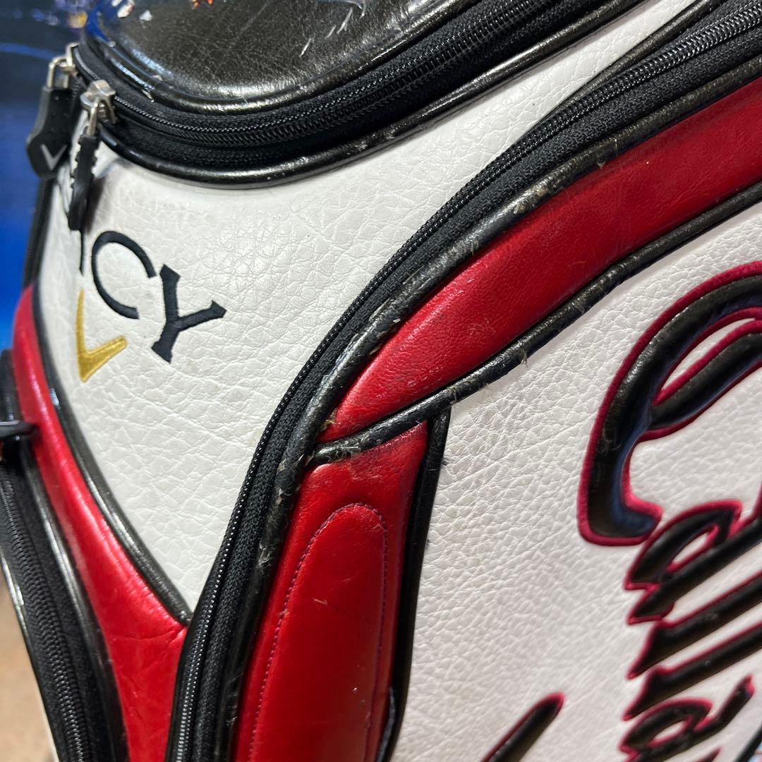 寶BT-1055 Callaway 3点式 キャディバッグ 赤黒