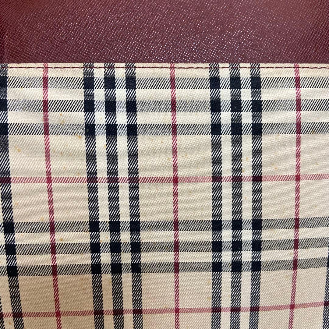 【鑑定済み】BURBERRY バーバリー ボストンバッグ ノバチェック 大容量