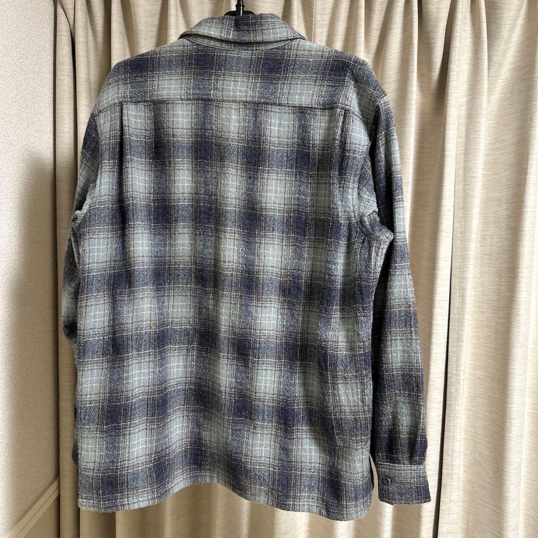 RATS WOOL OMBRE CHECK SHIRT Lサイズ