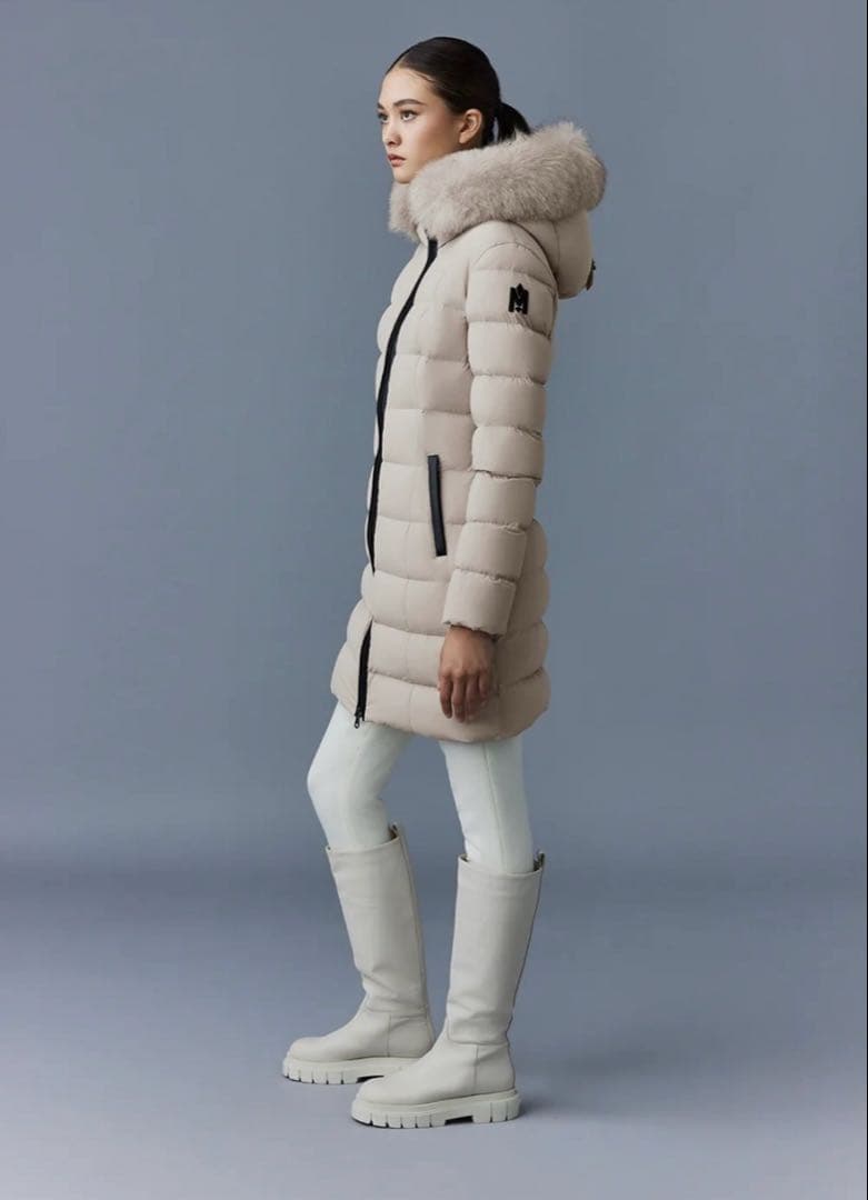 【新品未使用】MACKAGE マッカージュ ダウンコート CALLA トレンチS