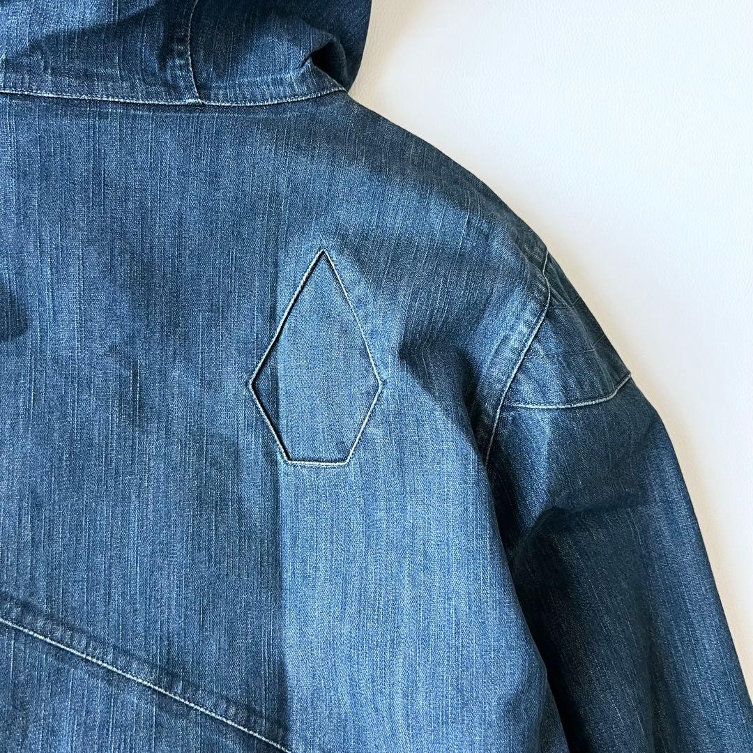 3239　ボルコム　ジャケット デニム素材　スノボウェア　ヴィンテージ加工