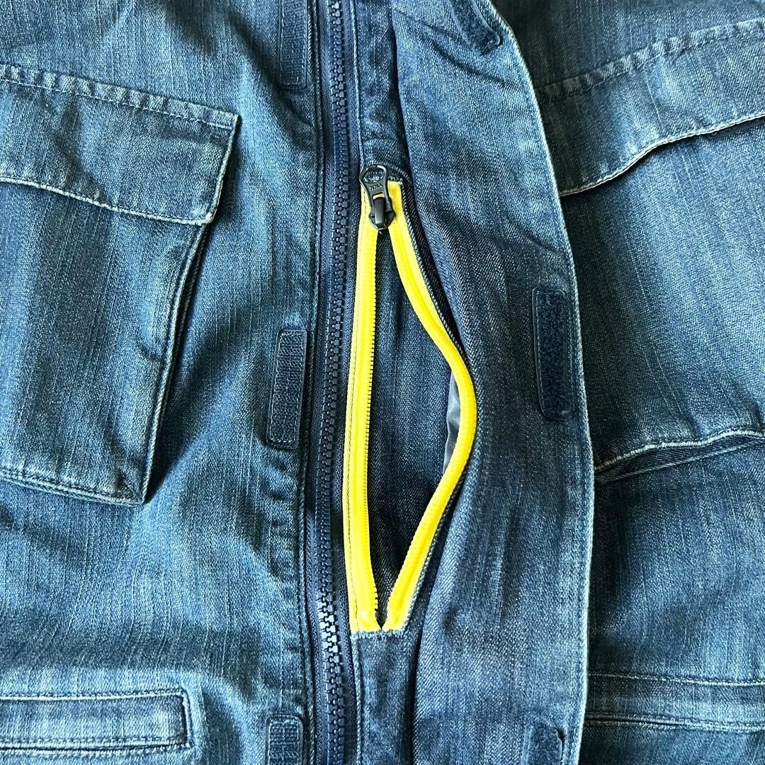 3239　ボルコム　ジャケット デニム素材　スノボウェア　ヴィンテージ加工