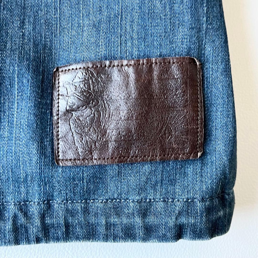 3239　ボルコム　ジャケット デニム素材　スノボウェア　ヴィンテージ加工