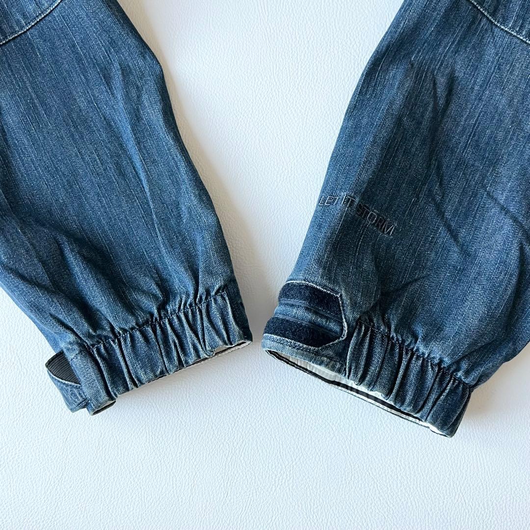 3239　ボルコム　ジャケット デニム素材　スノボウェア　ヴィンテージ加工