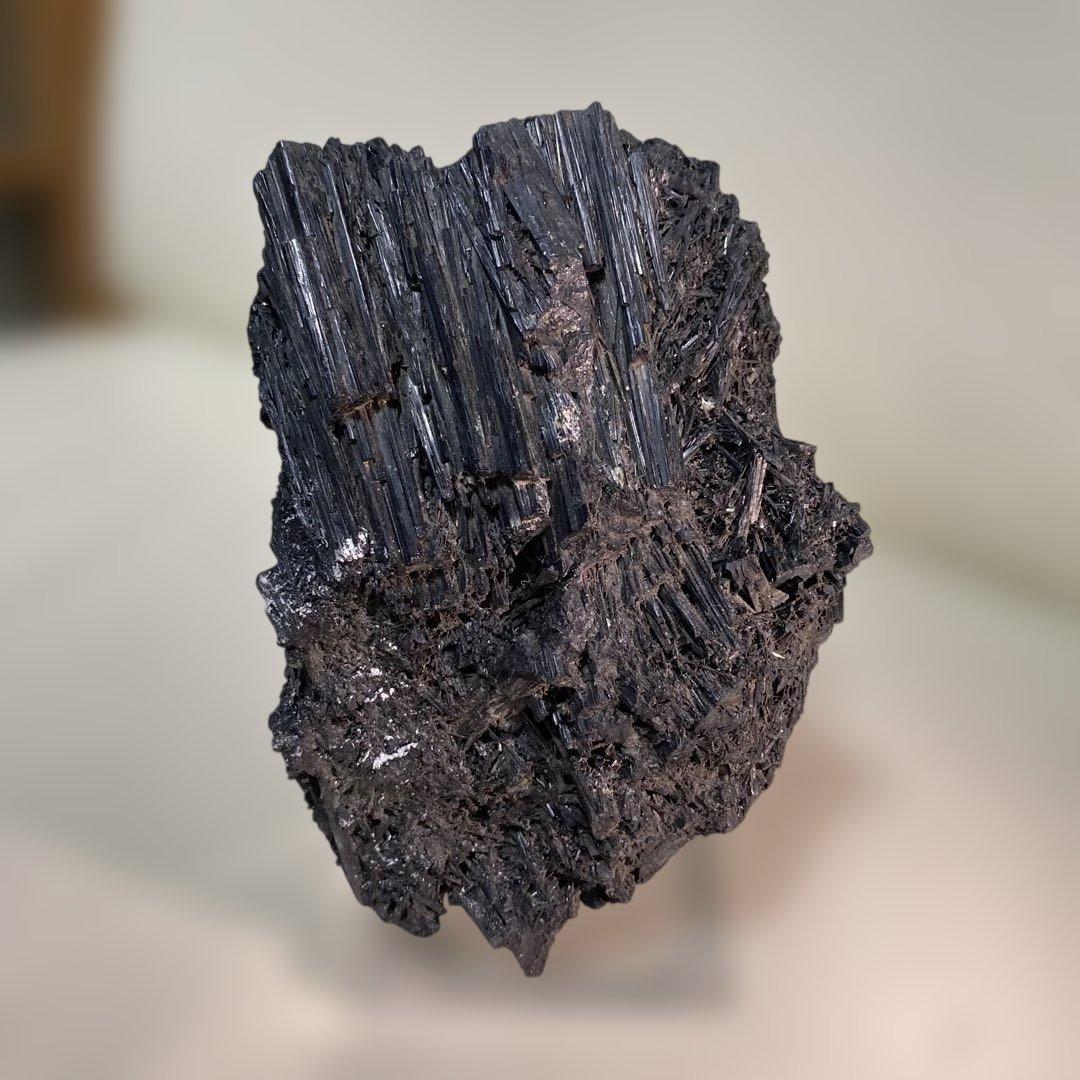 ブラックトルマリン　土台込　特大　828g 13.5×10×5.5