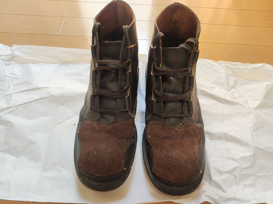 john moore ダークブラウン コンバットブーツ ハイカット