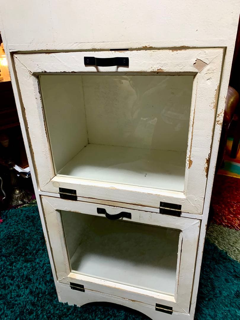 アンティークシャビーシックキャビネット