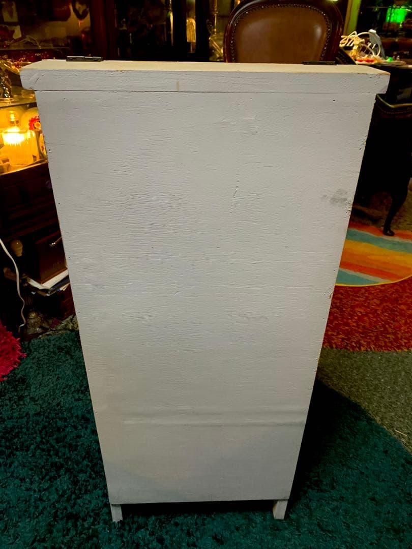 アンティークシャビーシックキャビネット