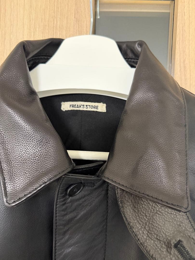 FREAK'S STORE Calf Leather ミニマル カーコート
