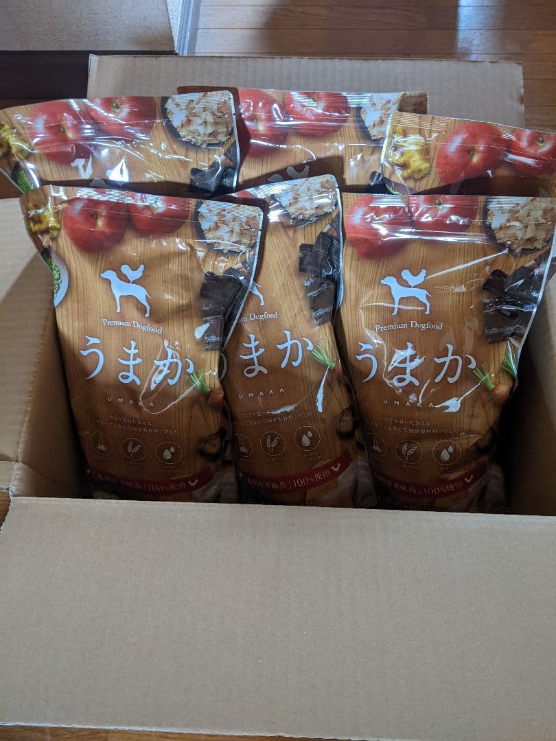 うまか　ドックフード　1.5kg 6袋