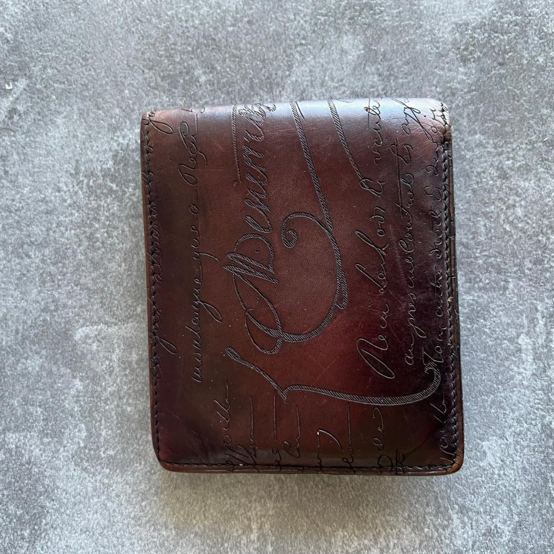 ⭐️Berluti⭐️ベルルッティ マコレ スクリット 二つ折り財布 ヴェネチア