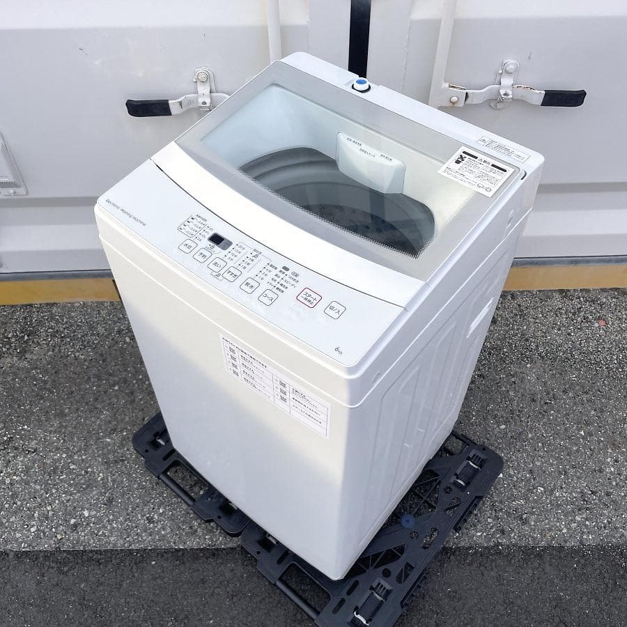 2020年製■ニトリ 洗濯機 6.0kg NTR60 ガラス扉 NITORI