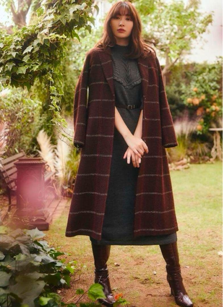 ジャケット・アウター Herringbone Wool-Blend Chester Coat