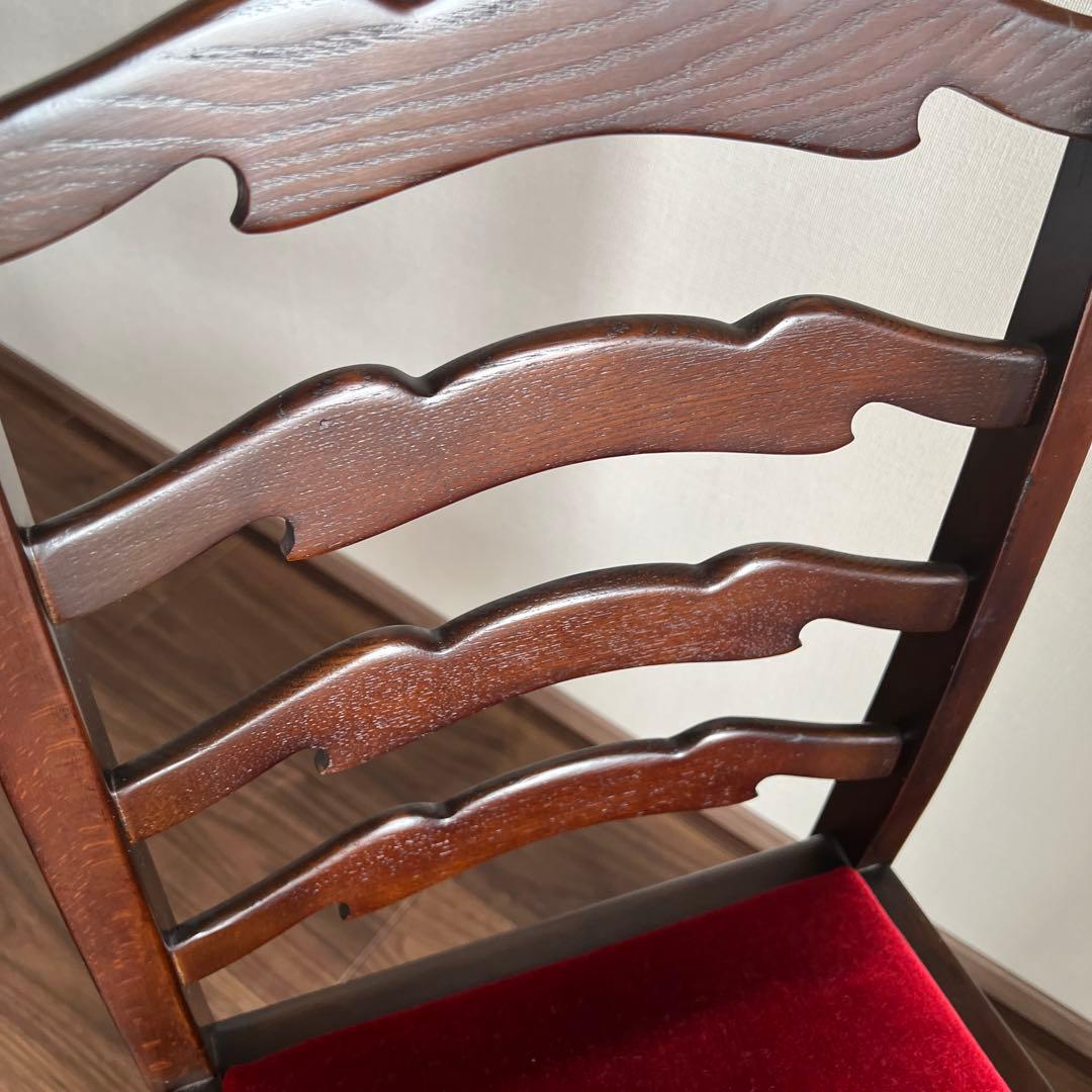 ②アンティーク　椅子　チェア　インテリア　ヴィンテージ　輸入家具　古家具　レトロ