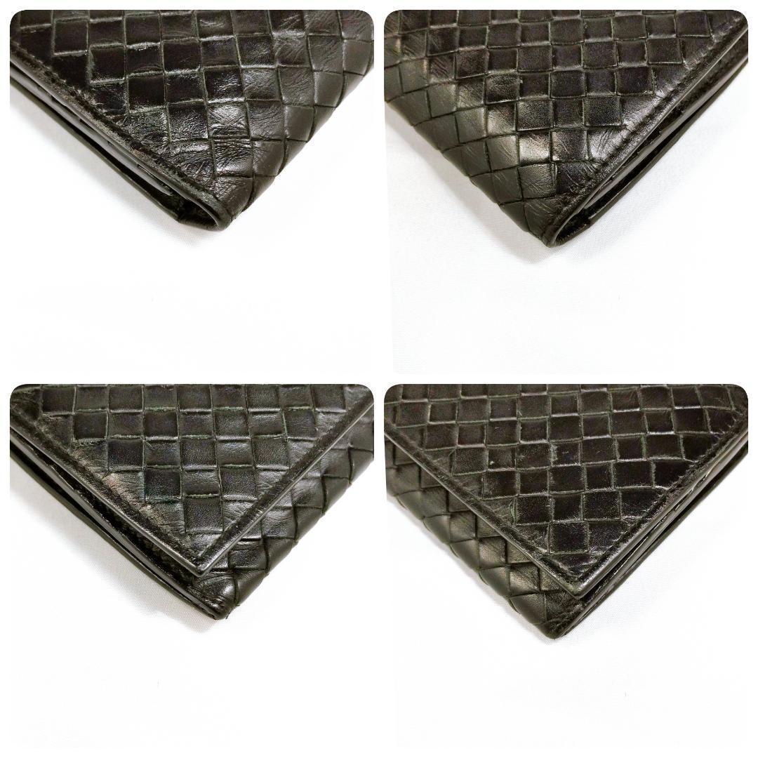 ボッテガヴェネタ イントレチャート 長財布 ブラック メンズ 正規品