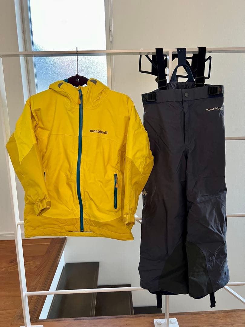 montbell スキーウェア　ジャケット　パンツ　セット　サイズ120