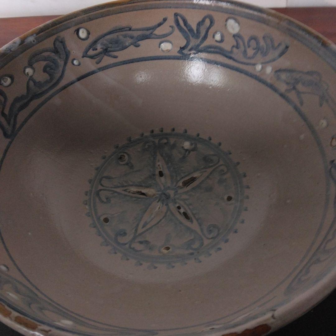 大鉢　茶道具　石はぜ