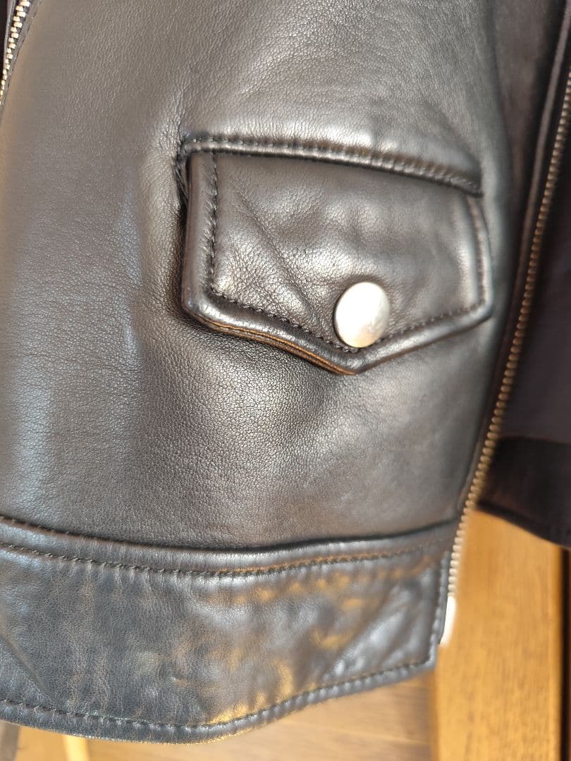 サイズ3 UNITED TOKYO ラム革ライダース ジャケット