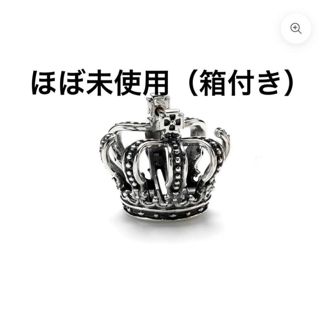 【最終値下げ】ジャスティンデイビス　DELILAH クラウン ピアス　いぶし