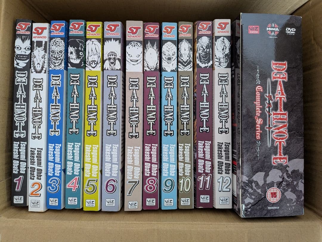 【最終価格】DEATH NOTE 英語版 全12巻＋英語版DVD BOXセット