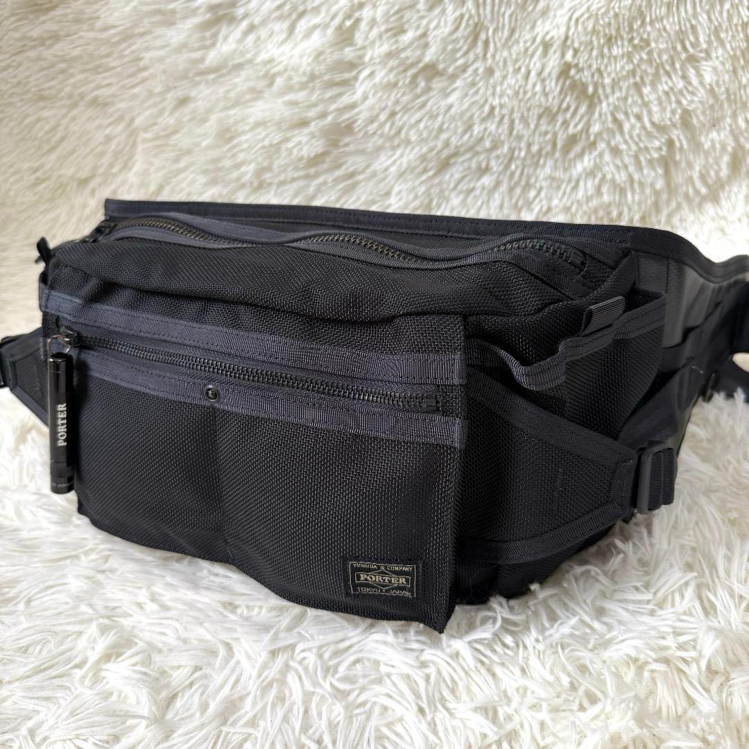 美品✨PORTER ポーター ヒート ウエストポーチ ボディバッグ タンカー L
