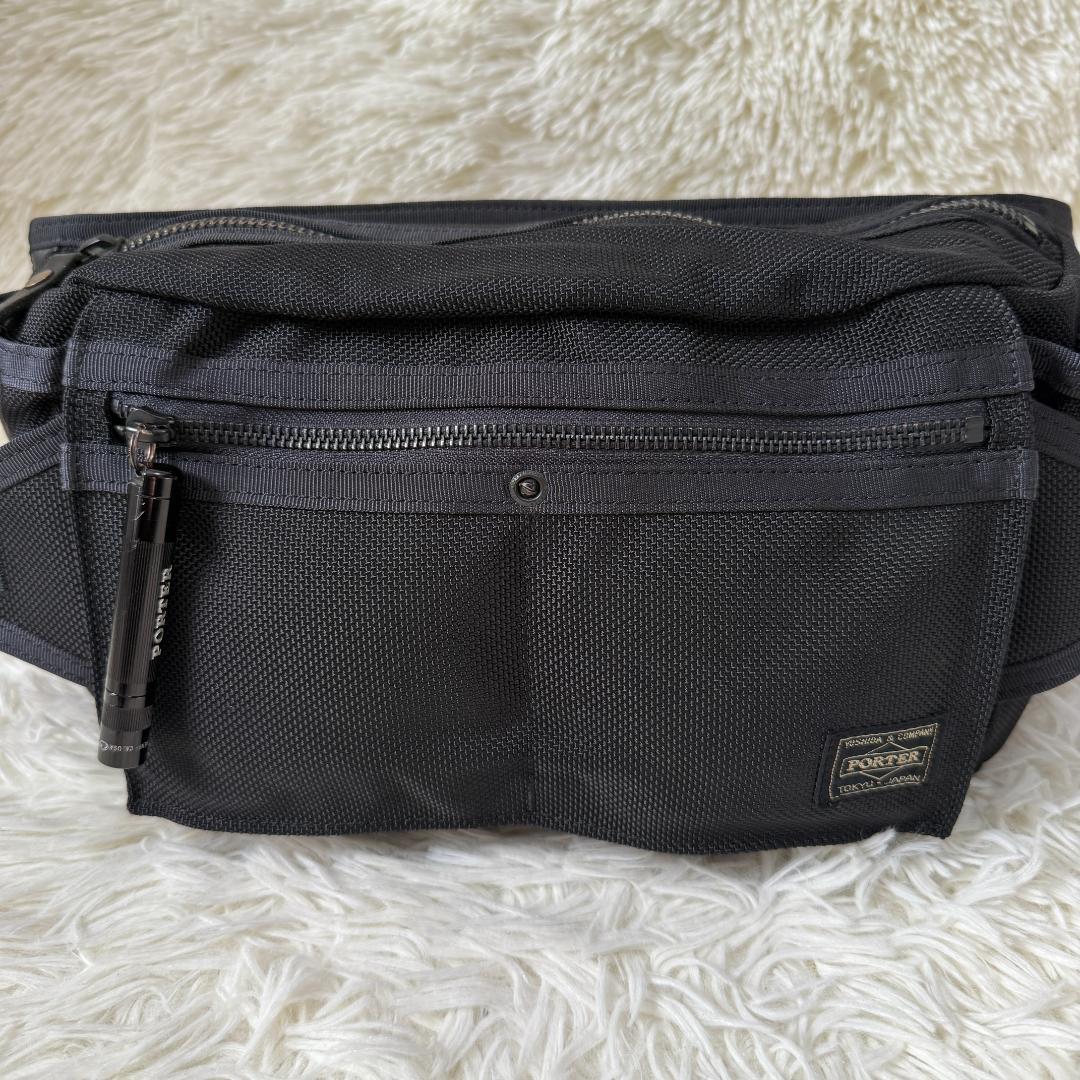 美品✨PORTER ポーター ヒート ウエストポーチ ボディバッグ タンカー L