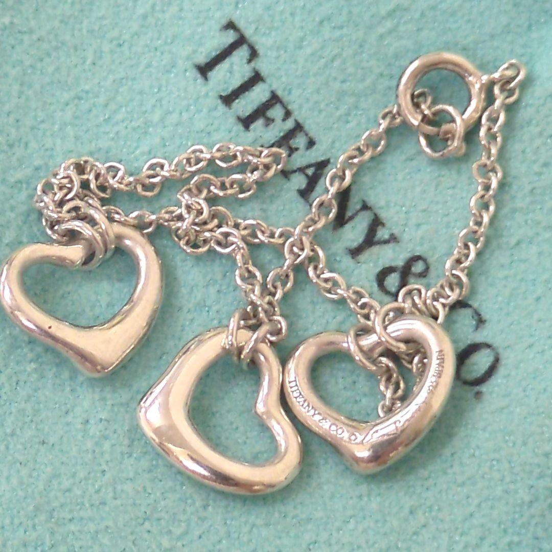 TIFFANY ティファニー トリプルハート　ブレスレット シルバー 925
