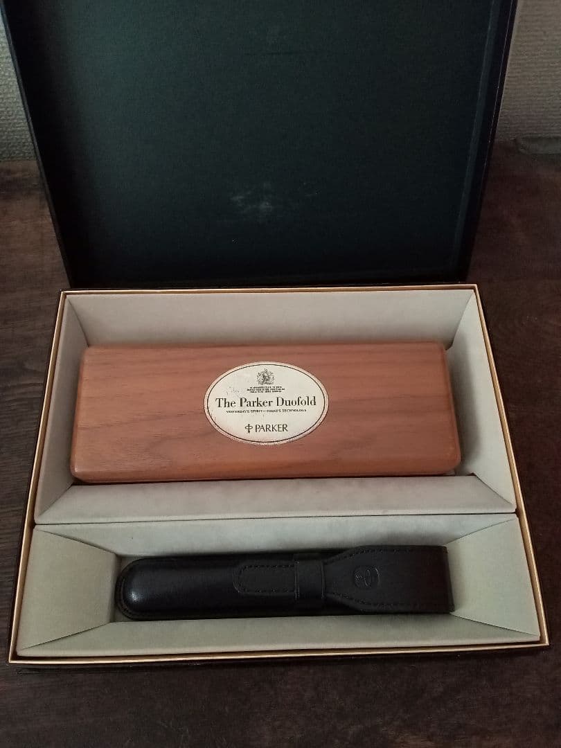 パーカー 万年筆 デュオフォールド スターリングシルバー ペン先 18金