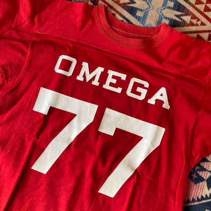 エ*ル様 【極美品】60s70s フットボールTシャツ 両面 championチ