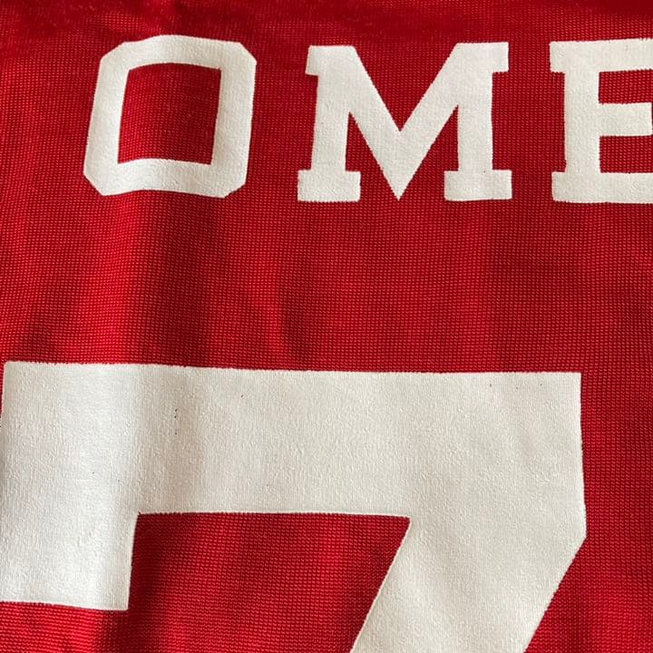 エ*ル様 【極美品】60s70s フットボールTシャツ 両面 championチ