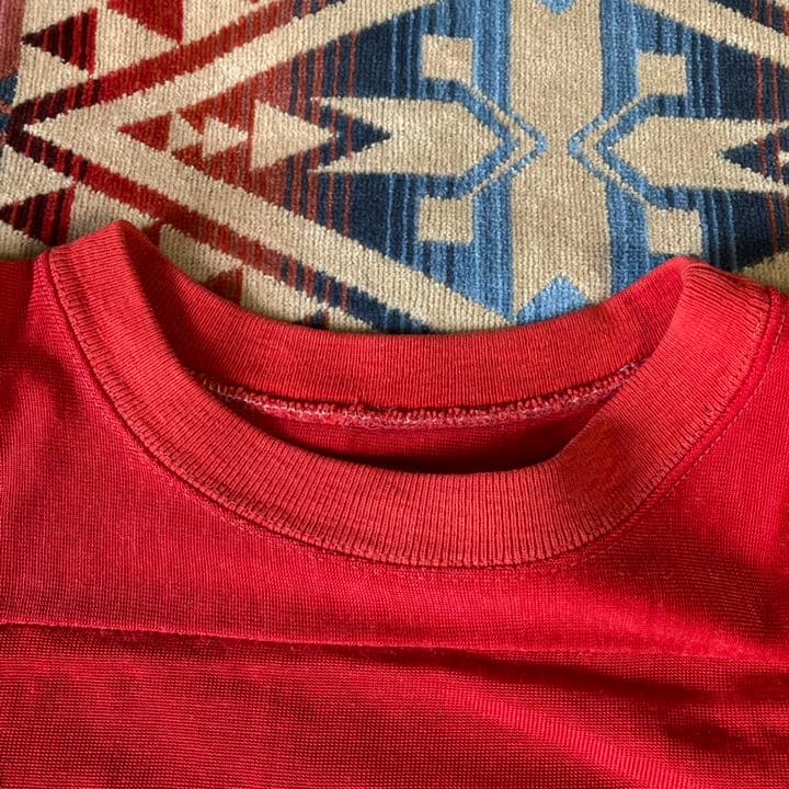 エ*ル様 【極美品】60s70s フットボールTシャツ 両面 championチ